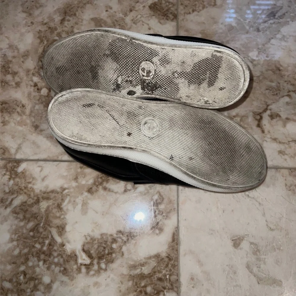 Gucci Black Slip-On Sneakers - Picture 5 of 6